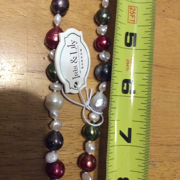 New IRIS & LILY Multicolor Pearl NECKLACE 46” Long main image 6